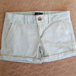 Light mint green American Eagle Midi style shorts